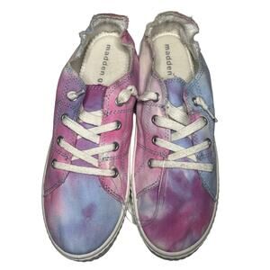 Madden Girl Marisa Pink Tie Dye Fashion SNeakers Shoes Size 8